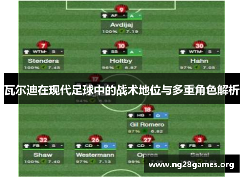 瓦尔迪在现代足球中的战术地位与多重角色解析